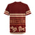 Red Samoa Siapo Teuila Flowers Rugby Jersey