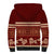 Red Samoa Siapo Teuila Flowers Sherpa Hoodie