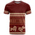 Red Samoa Siapo Teuila Flowers T Shirt