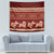 Red Samoa Siapo Teuila Flowers Tapestry