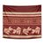 Red Samoa Siapo Teuila Flowers Tapestry