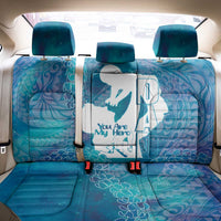 Turquoise Polynesia Father's Day Back Car Seat Cover Dad You Are My Hero LT14 - Polynesian Pride