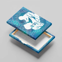 Turquoise Polynesia Father's Day Canvas Wall Art Dad You Are My Hero LT14 - Polynesian Pride