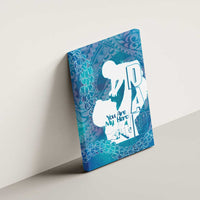 Turquoise Polynesia Father's Day Canvas Wall Art Dad You Are My Hero LT14 - Polynesian Pride
