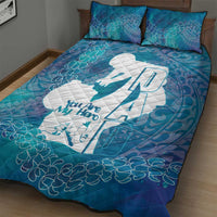 Turquoise Polynesia Father's Day Quilt Bed Set Dad You Are My Hero LT14 - Polynesian Pride