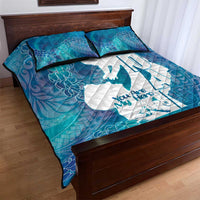 Turquoise Polynesia Father's Day Quilt Bed Set Dad You Are My Hero LT14 - Polynesian Pride