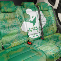 Green Polynesia Father's Day Back Car Seat Cover Dad You Are My Hero LT14 - Polynesian Pride