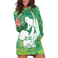 Green Polynesia Father's Day Hoodie Dress Dad You Are My Hero LT14 Green - Polynesian Pride