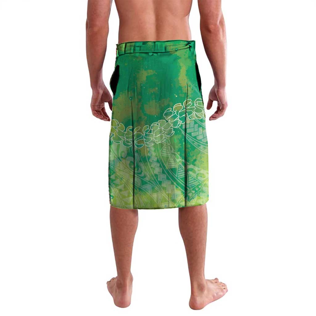 Green Polynesia Father's Day Lavalava Dad You Are My Hero LT14 - Polynesian Pride