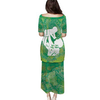 Green Polynesia Father's Day Puletasi Dad You Are My Hero LT14 - Polynesian Pride