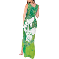 Green Polynesia Father's Day Tank Maxi Dress Dad You Are My Hero LT14 - Polynesian Pride