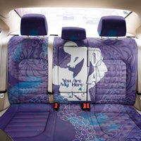 Purple Polynesia Father's Day Back Car Seat Cover Dad You Are My Hero LT14 - Polynesian Pride