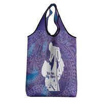 Purple Polynesia Father's Day Grocery Bag Dad You Are My Hero LT14 - Polynesian Pride