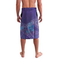 Purple Polynesia Father's Day Lavalava Dad You Are My Hero LT14 - Polynesian Pride