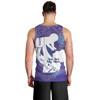 Purple Polynesia Father's Day Men Tank Top Dad You Are My Hero LT14 - Polynesian Pride