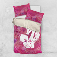 Pink Polynesia Father's Day Bedding Set Dad You Are My Hero LT14 US Twin 172cm x 218cm Pink - Polynesian Pride