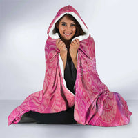 Pink Polynesia Father's Day Hooded Blanket Dad You Are My Hero LT14 - Polynesian Pride