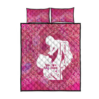 Pink Polynesia Father's Day Quilt Bed Set Dad You Are My Hero LT14 - Polynesian Pride