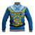 Tuvalu Independence Day Baseball Jacket Tuvaluan Proud 45th Anniversary Polynesian Pattern LT14 - Polynesian Pride