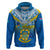 Tuvalu Independence Day Hoodie Tuvaluan Proud 45th Anniversary Polynesian Pattern LT14 Blue - Polynesian Pride