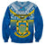 Tuvalu Independence Day Sweatshirt Tuvaluan Proud 45th Anniversary Polynesian Pattern LT14 - Polynesian Pride