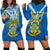 Personalised Tuvalu Independence Day Hoodie Dress Tuvaluan Proud 45th Anniversary Polynesian Pattern LT14 - Polynesian Pride