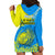 Palau Independence Day Hoodie Dress Happy 29th Anniversary Polynesian Hammerhead Shark LT14 - Polynesian Pride