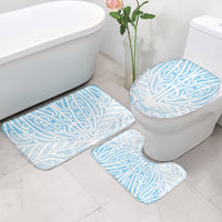 Blue New Zealand Puhoro Maori Tattoo Bathroom Set LT14 - Polynesian Pride