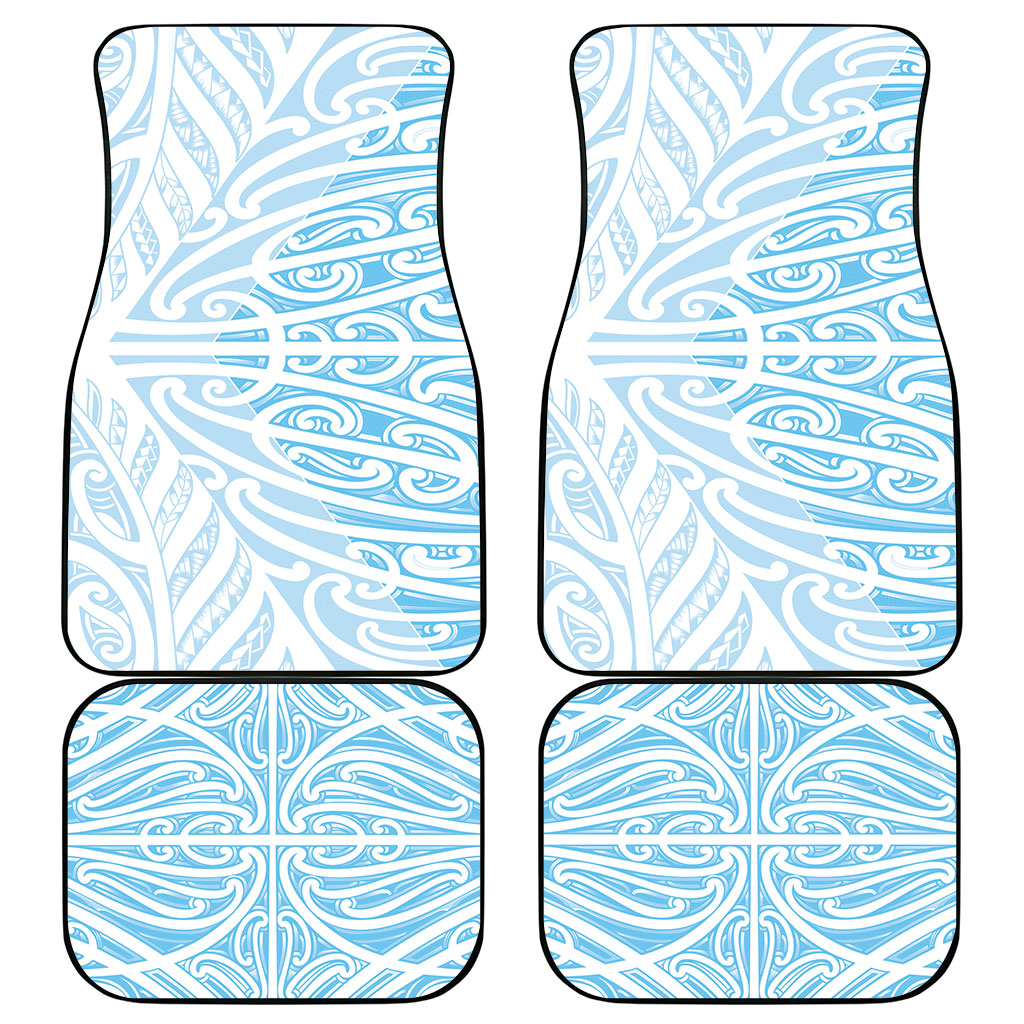Blue New Zealand Puhoro Maori Tattoo Car Mats LT14 - Polynesian Pride