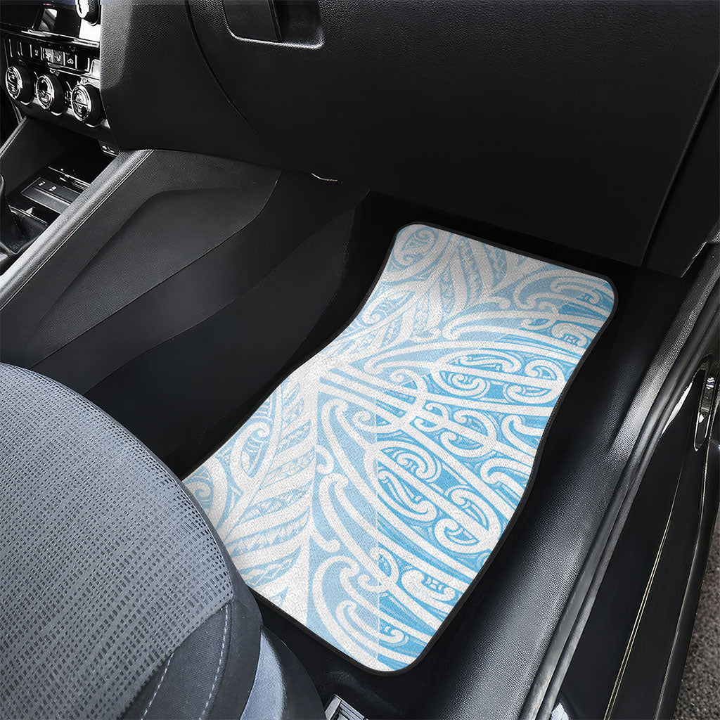 Blue New Zealand Puhoro Maori Tattoo Car Mats LT14 - Polynesian Pride