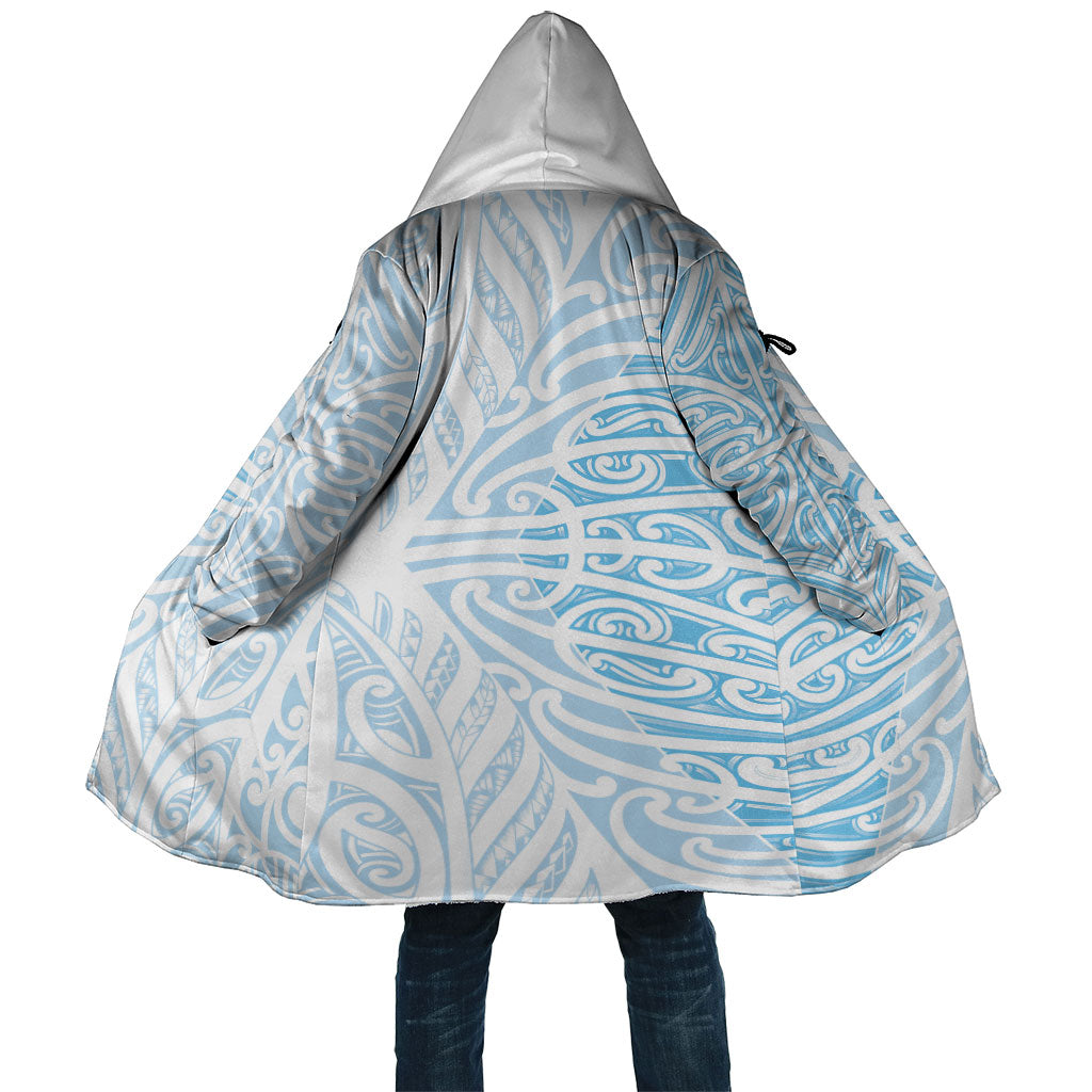 Blue New Zealand Puhoro Maori Tattoo Cloak LT14 Unisex Blue - Polynesian Pride