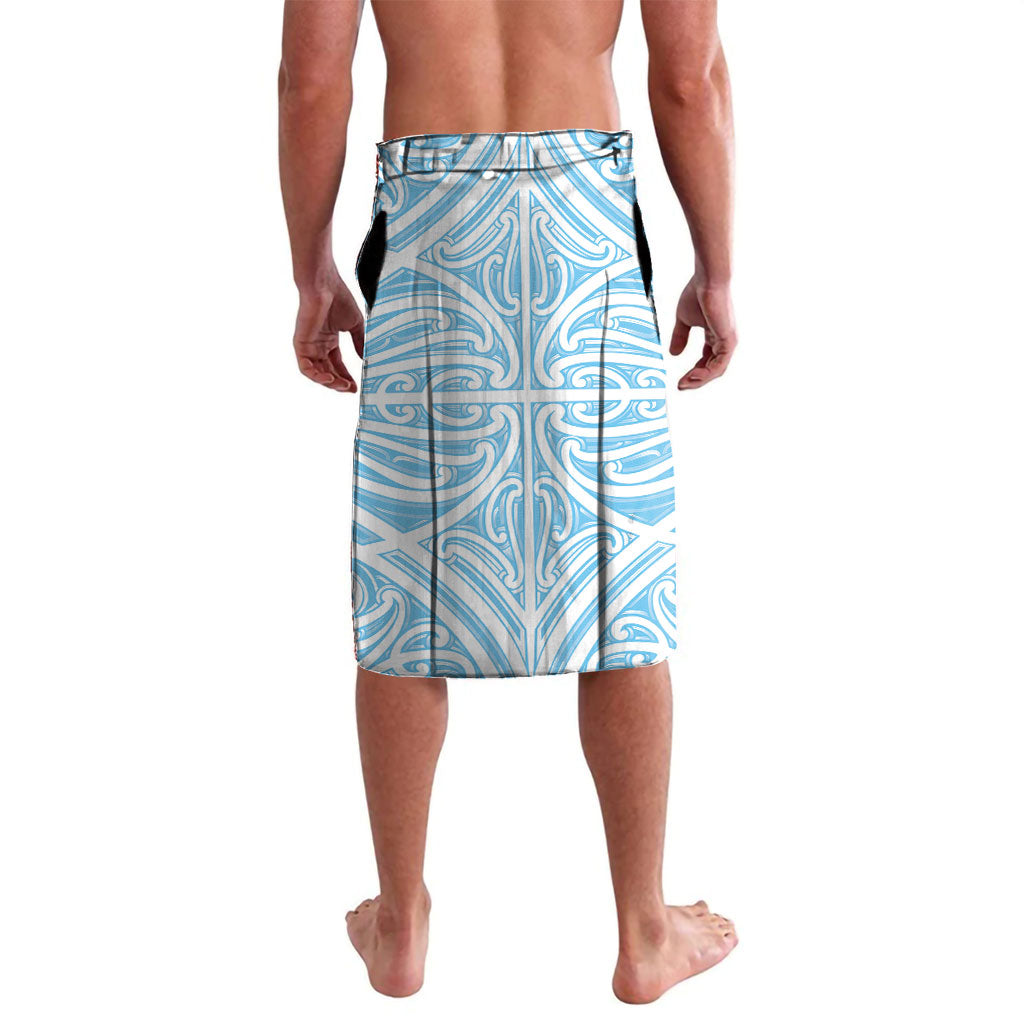 Blue New Zealand Puhoro Maori Tattoo Lavalava LT14 - Polynesian Pride