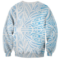 Blue New Zealand Puhoro Maori Tattoo Sweatshirt LT14 - Polynesian Pride