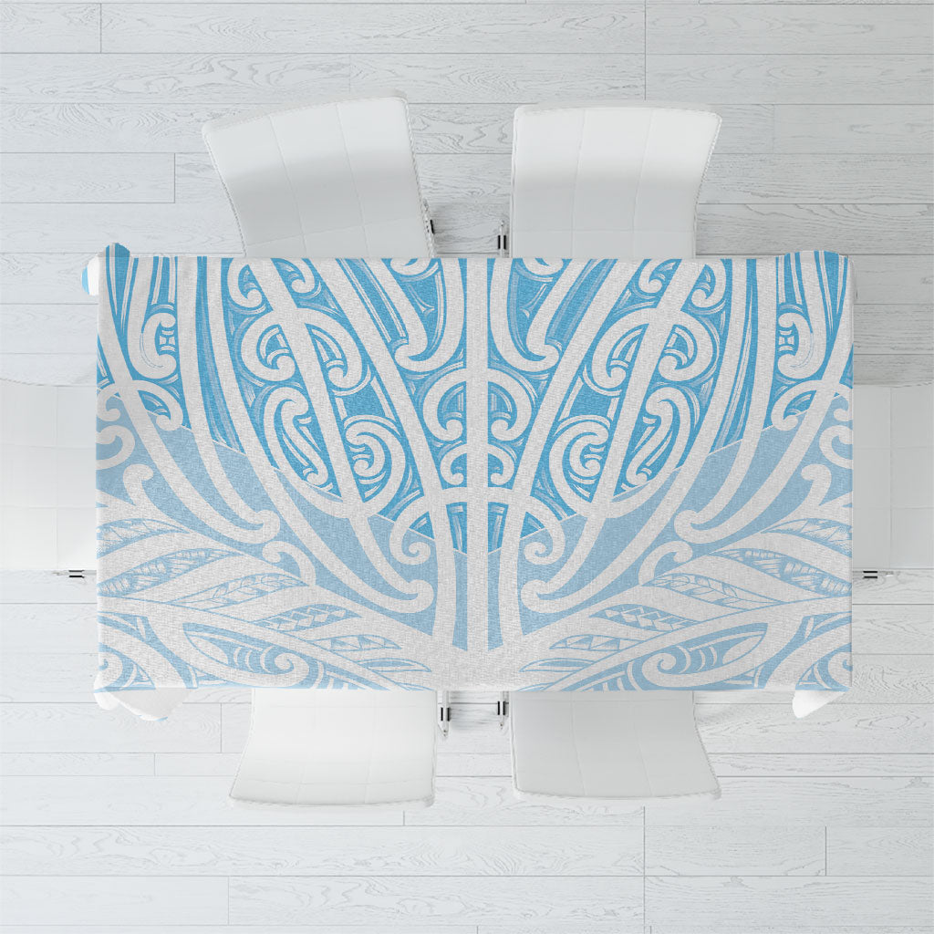 Blue New Zealand Puhoro Maori Tattoo Tablecloth LT14 Blue - Polynesian Pride