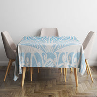 Blue New Zealand Puhoro Maori Tattoo Tablecloth LT14 - Polynesian Pride