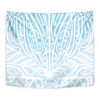 Blue New Zealand Puhoro Maori Tattoo Tapestry LT14 - Polynesian Pride
