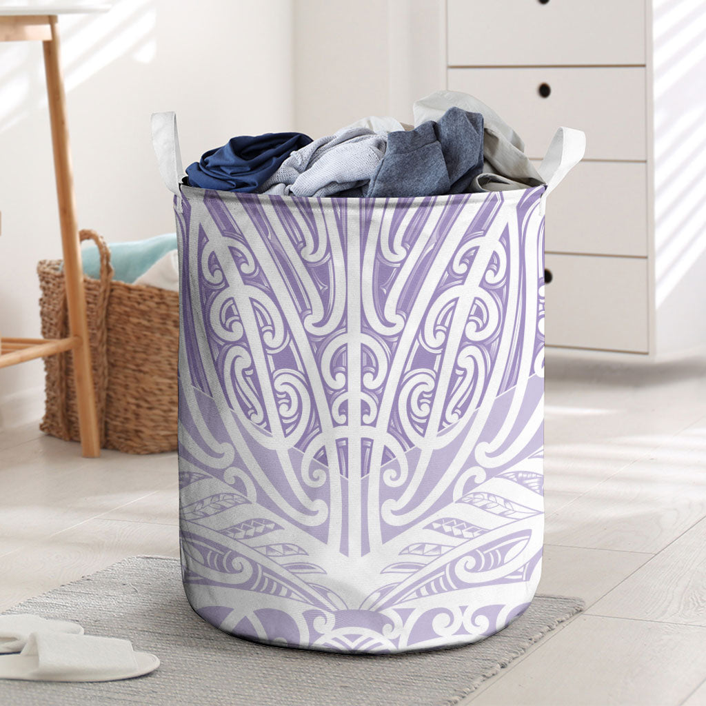 Purple New Zealand Puhoro Maori Tattoo Laundry Basket LT14 Purple - Polynesian Pride