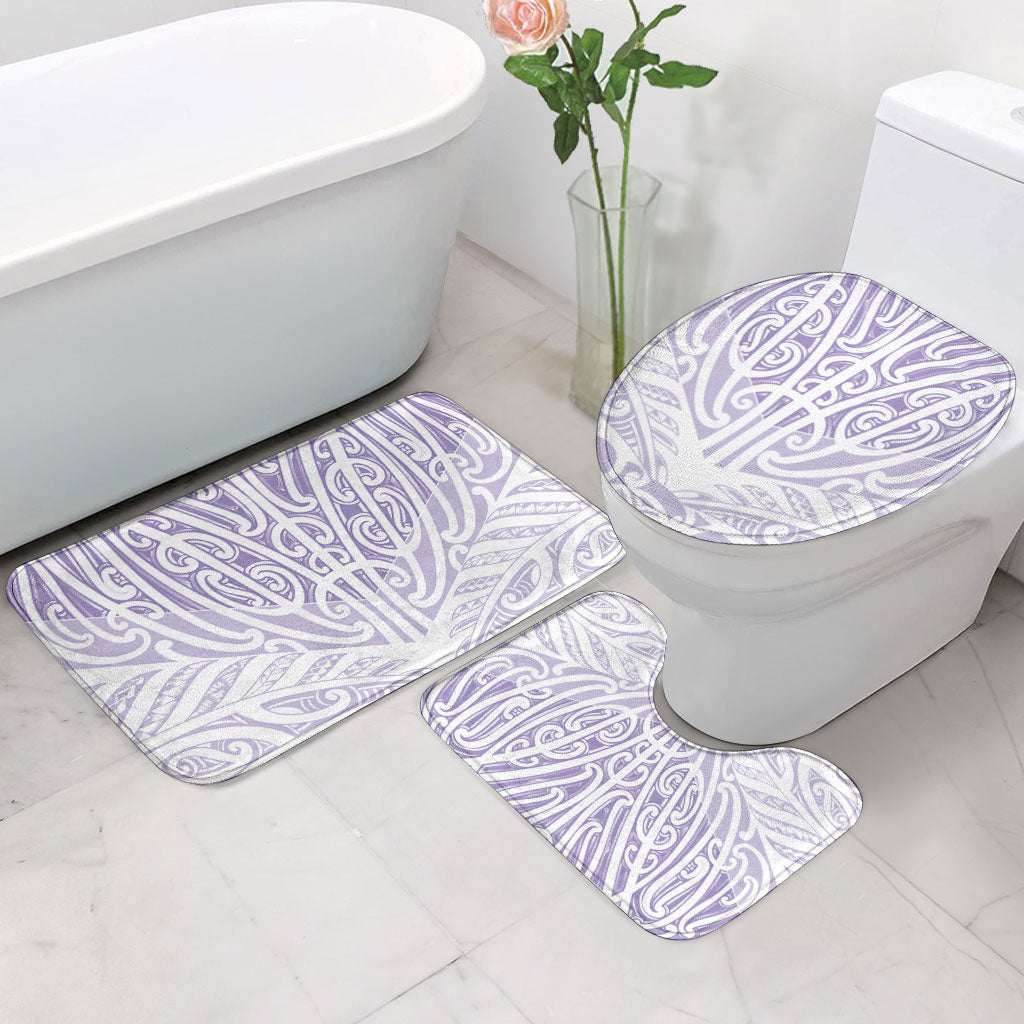Purple New Zealand Puhoro Maori Tattoo Bathroom Set LT14 - Polynesian Pride