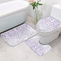 Purple New Zealand Puhoro Maori Tattoo Bathroom Set LT14 - Polynesian Pride