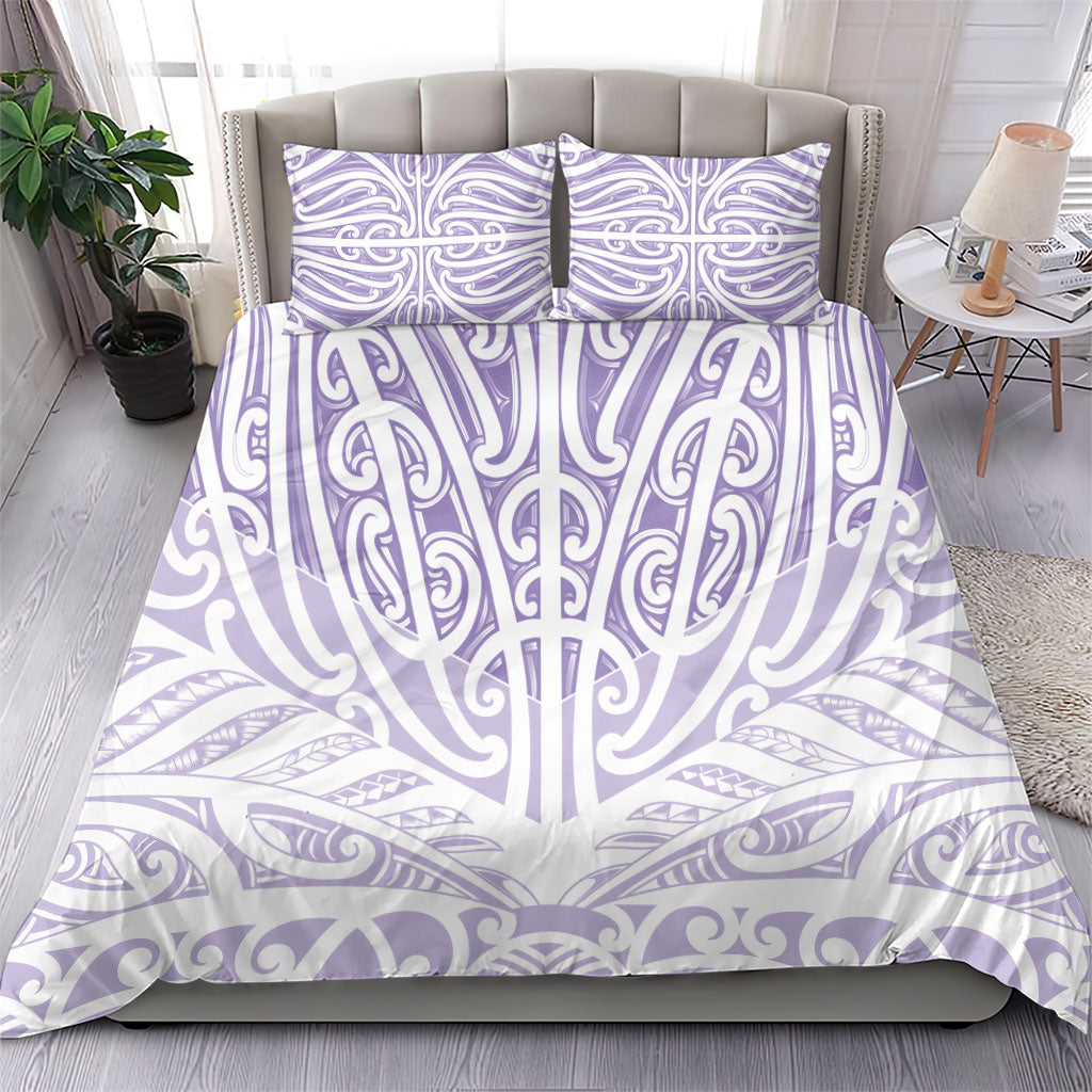Purple New Zealand Puhoro Maori Tattoo Bedding Set LT14 - Polynesian Pride