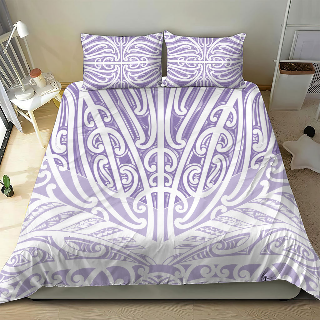 Purple New Zealand Puhoro Maori Tattoo Bedding Set LT14 - Polynesian Pride