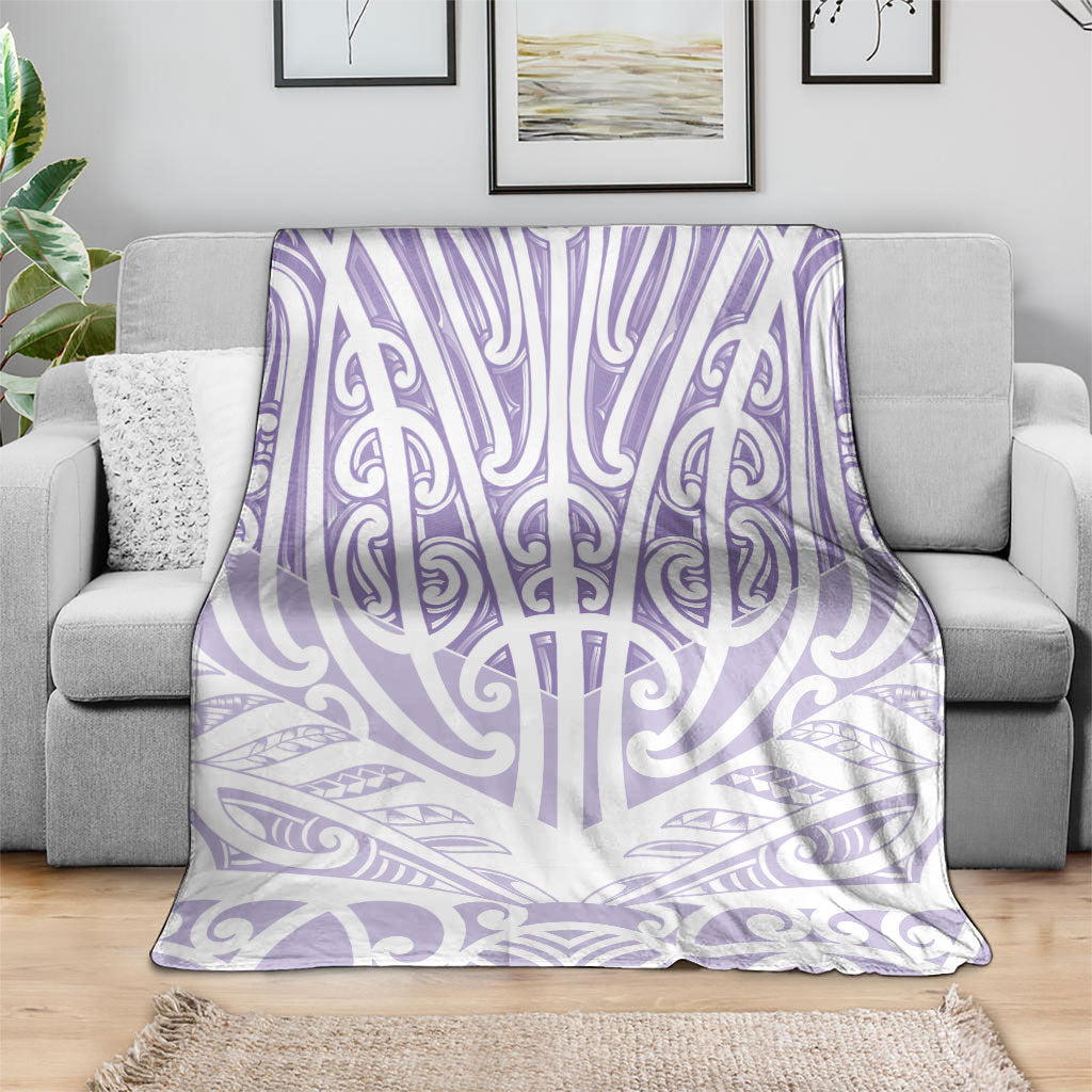 Purple New Zealand Puhoro Maori Tattoo Blanket LT14 - Polynesian Pride