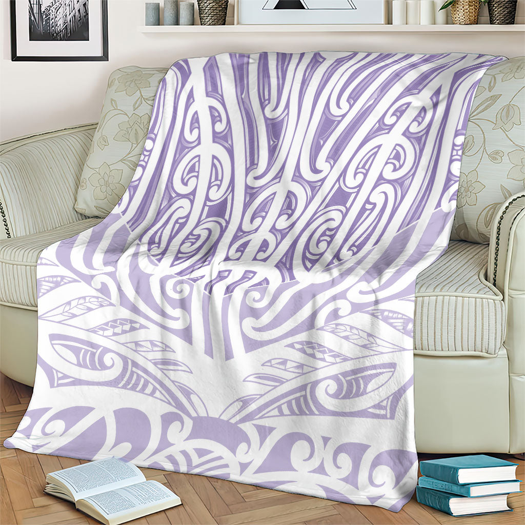 Purple New Zealand Puhoro Maori Tattoo Blanket LT14 - Polynesian Pride