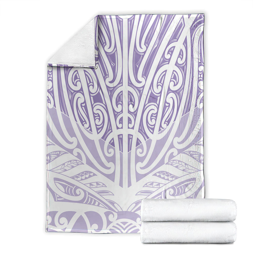 Purple New Zealand Puhoro Maori Tattoo Blanket LT14 - Polynesian Pride