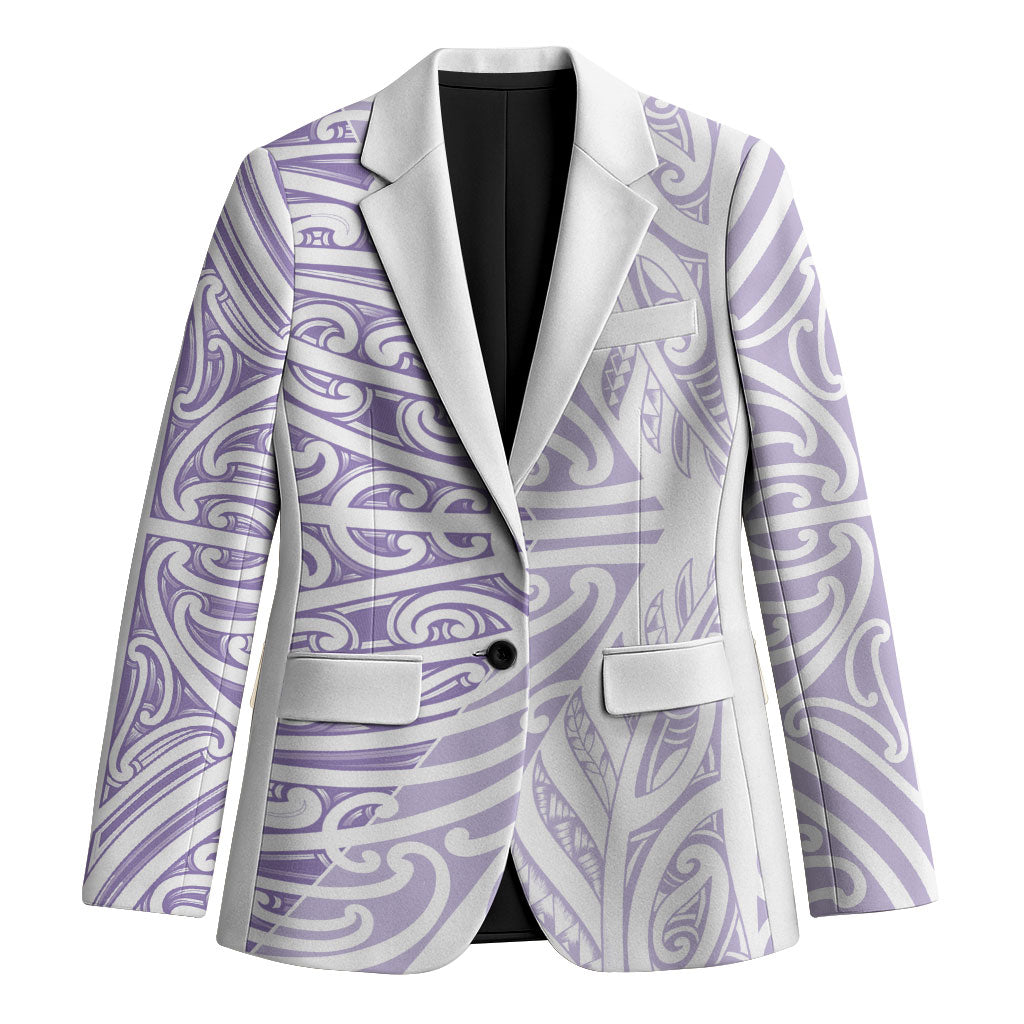 Purple New Zealand Puhoro Maori Tattoo Blazer LT14 Unisex Purple - Polynesian Pride