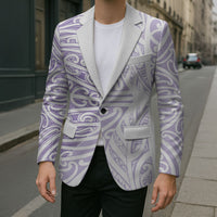 Purple New Zealand Puhoro Maori Tattoo Blazer LT14 - Polynesian Pride