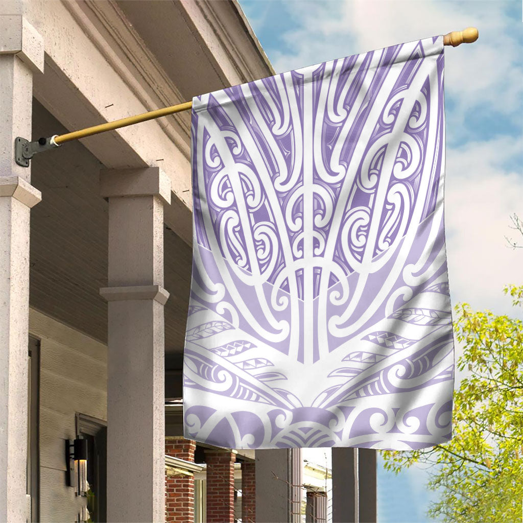 Purple New Zealand Puhoro Maori Tattoo Garden Flag LT14 House Flag Purple - Polynesian Pride