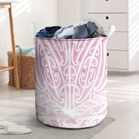 Pink New Zealand Puhoro Maori Tattoo Laundry Basket LT14 Pink - Polynesian Pride