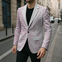 Pink New Zealand Puhoro Maori Tattoo Blazer LT14 - Polynesian Pride