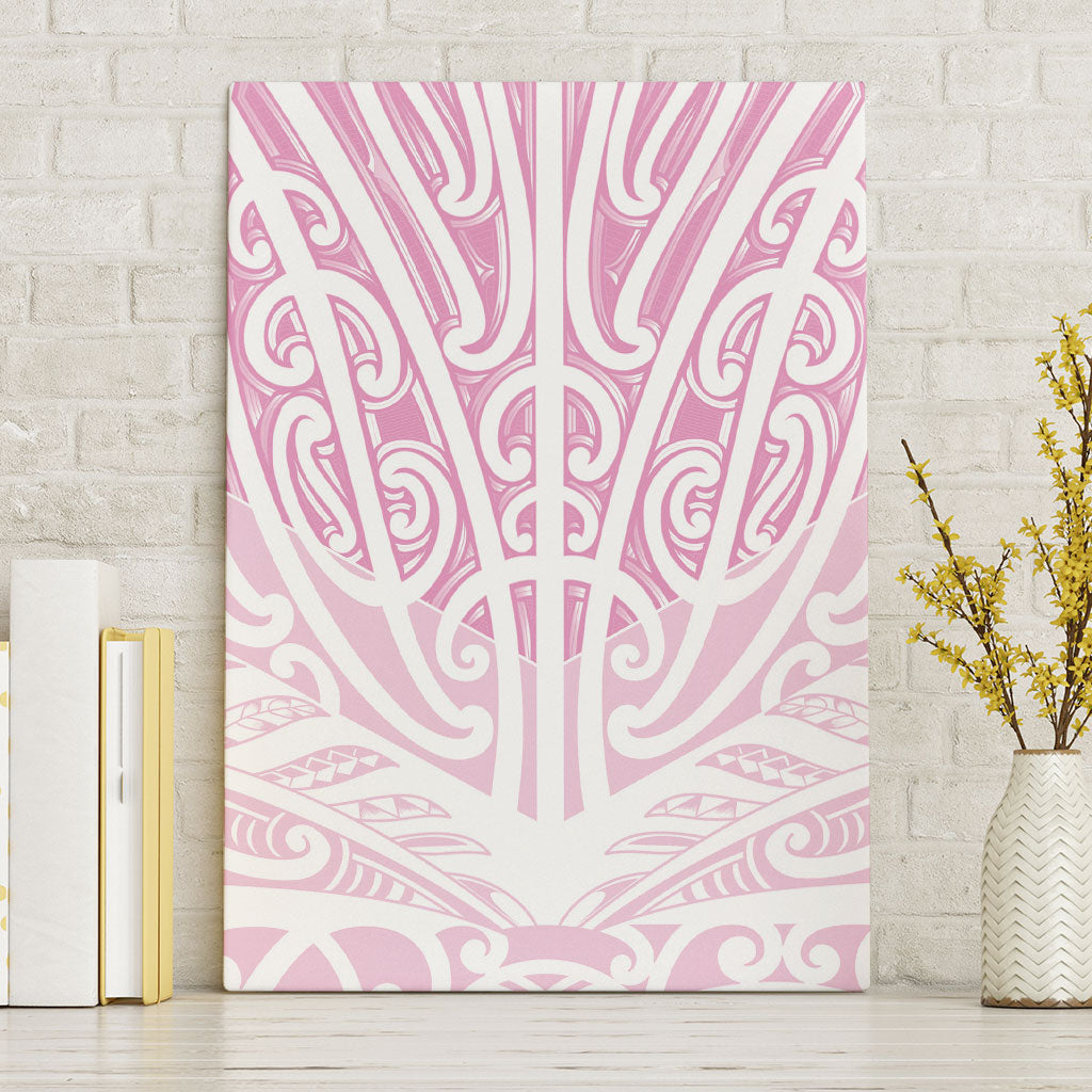 Pink New Zealand Puhoro Maori Tattoo Canvas Wall Art LT14 Without Frame Pink - Polynesian Pride